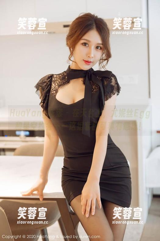 HuaYang花漾-尤妮丝Egg HuaYang花漾 - 在天台上,尤妮丝Egg和星空约会——这组套图可真有意思!