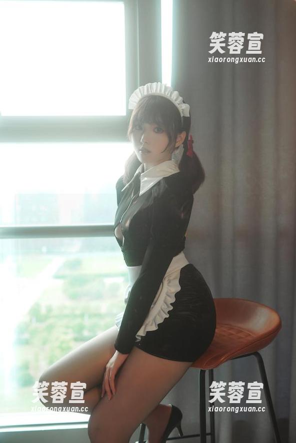你夏夏 原图揭晓,难以抵挡你夏夏的漆黑女仆诱惑!