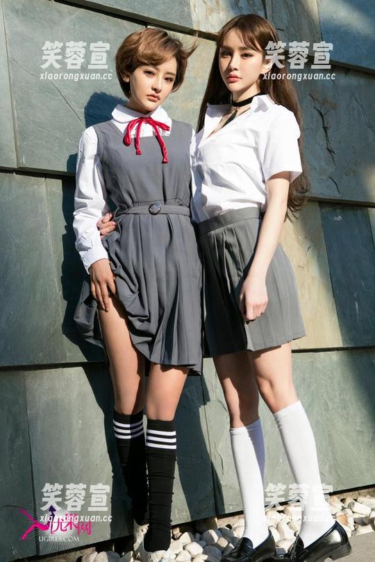 尤果网-小琪 尤果网 - 小琪的水手服透着一点小调皮,原图在这里,下载别怪我没提醒!